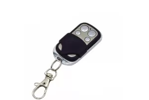 Remote 433Mhz Fixed Code 4 Nút Móc Khóa Vỏ Inox